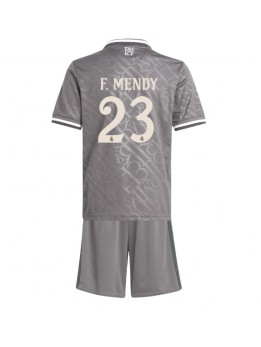 Real Madrid Ferland Mendy #23 Replika Tredje Kläder Barn 2024-25 Kortärmad (+ byxor)